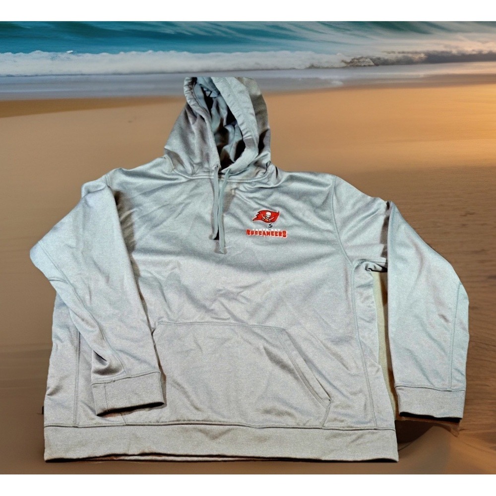 NFL Tampa Bay Buccaneers Men's Dunbrooke Hooded Fleece Embroidered Pullover XL